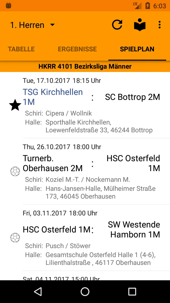 TSG Kirchhellen Handball | Indus Appstore | Screenshot