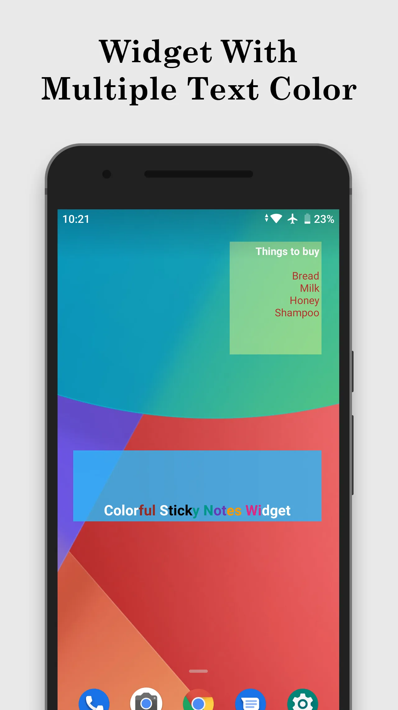 Colorful Sticky Notes + Widget | Indus Appstore | Screenshot