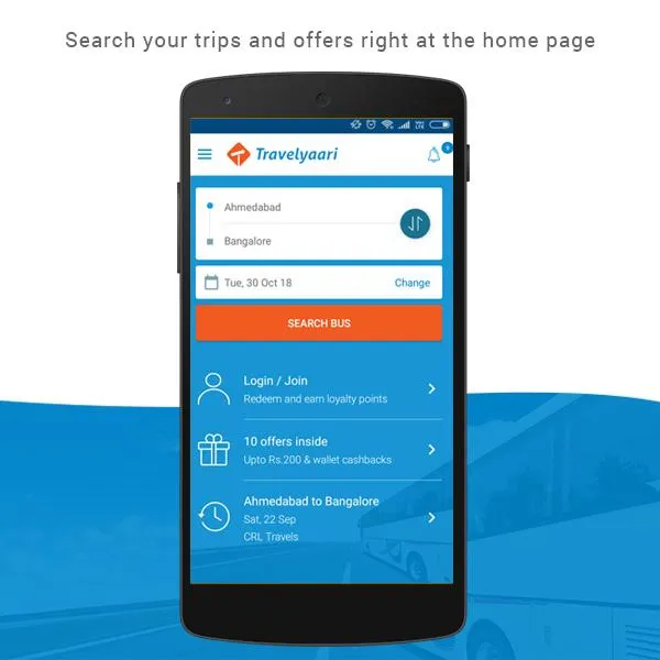Travelyaari - Book Bus Tickets | Indus Appstore | Screenshot