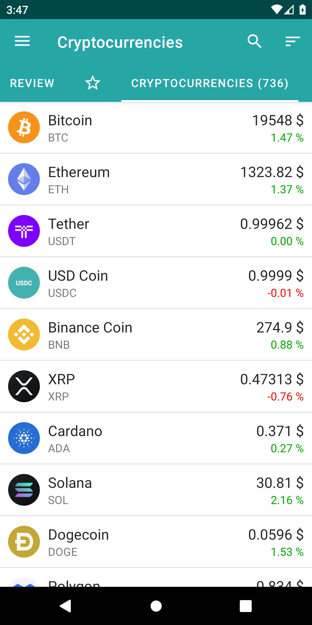 Crypto.Brief | Indus Appstore | Screenshot