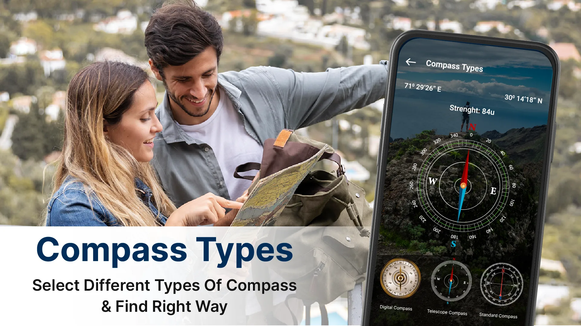 Smart Compass: Digital Compass | Indus Appstore | Screenshot