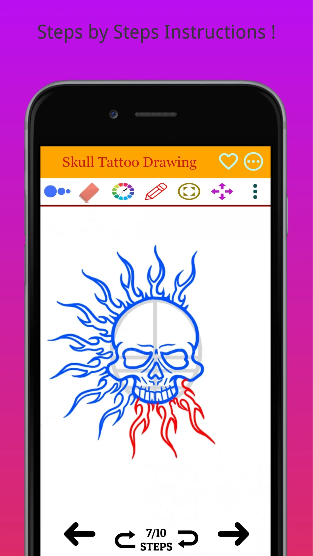 How to Draw Easy Skull Tattoo | Indus Appstore | Screenshot