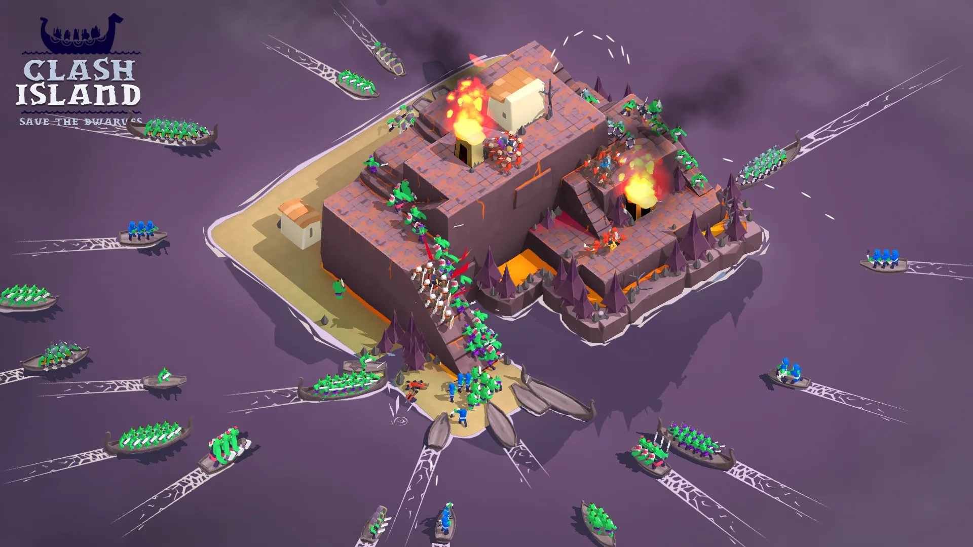 Clash Island: Save the Dwarves | Indus Appstore | Screenshot