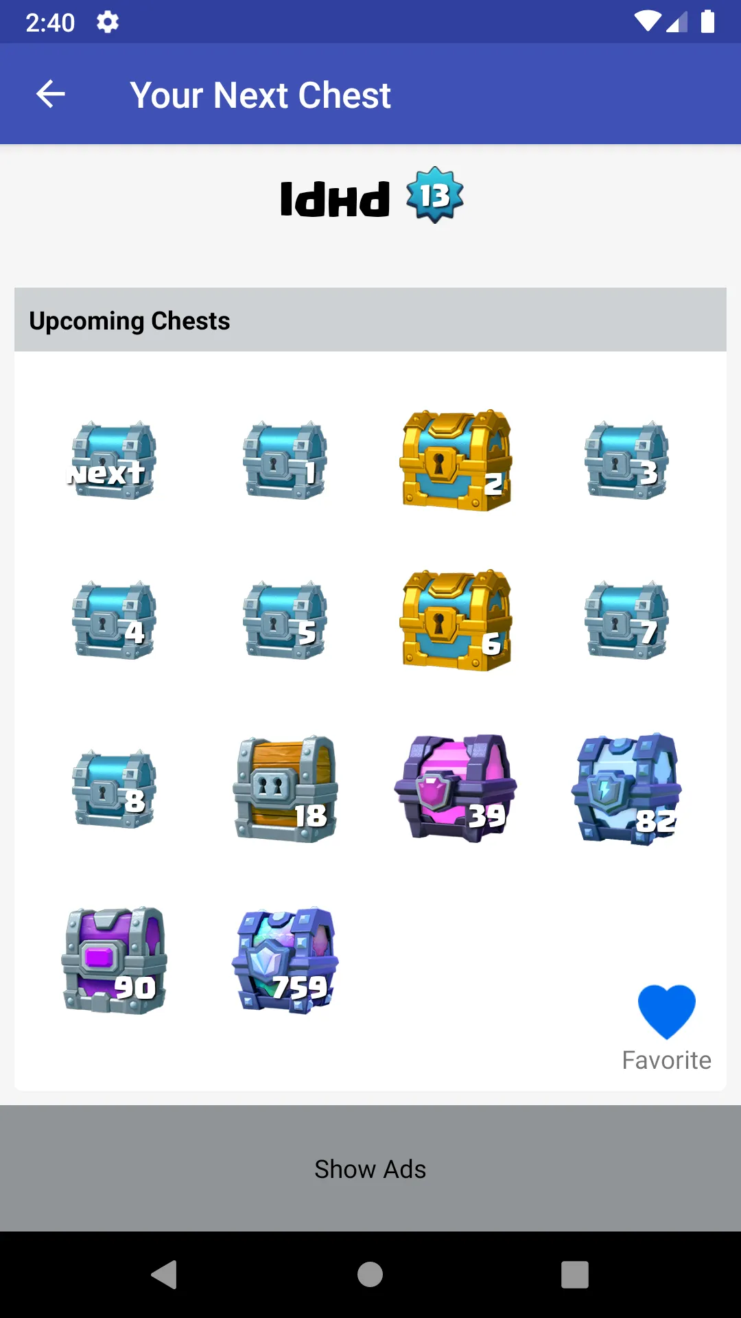 Check Next Chest | Indus Appstore | Screenshot