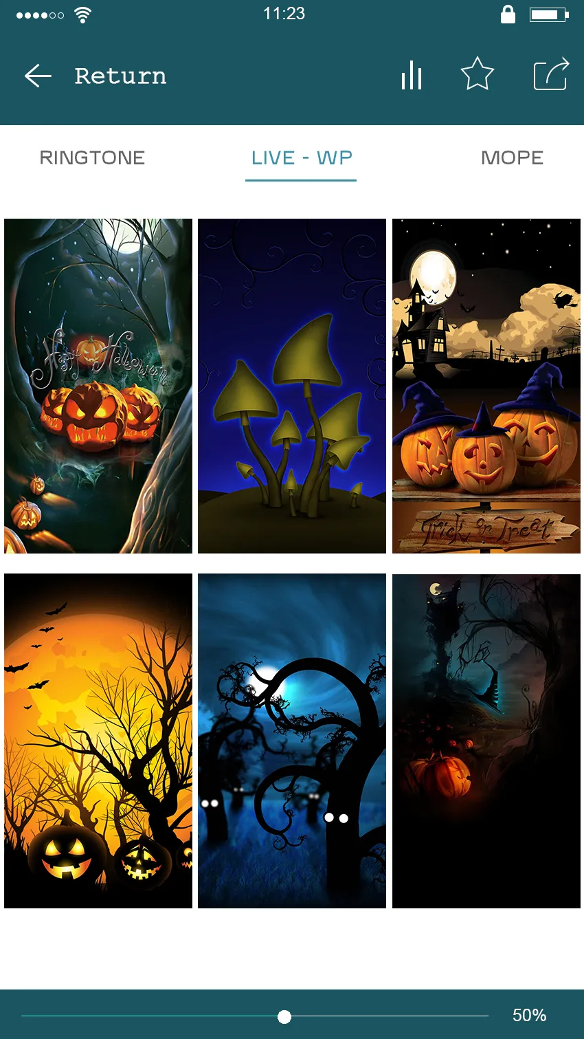 Halloween 3D Live Wallpaper | Indus Appstore | Screenshot