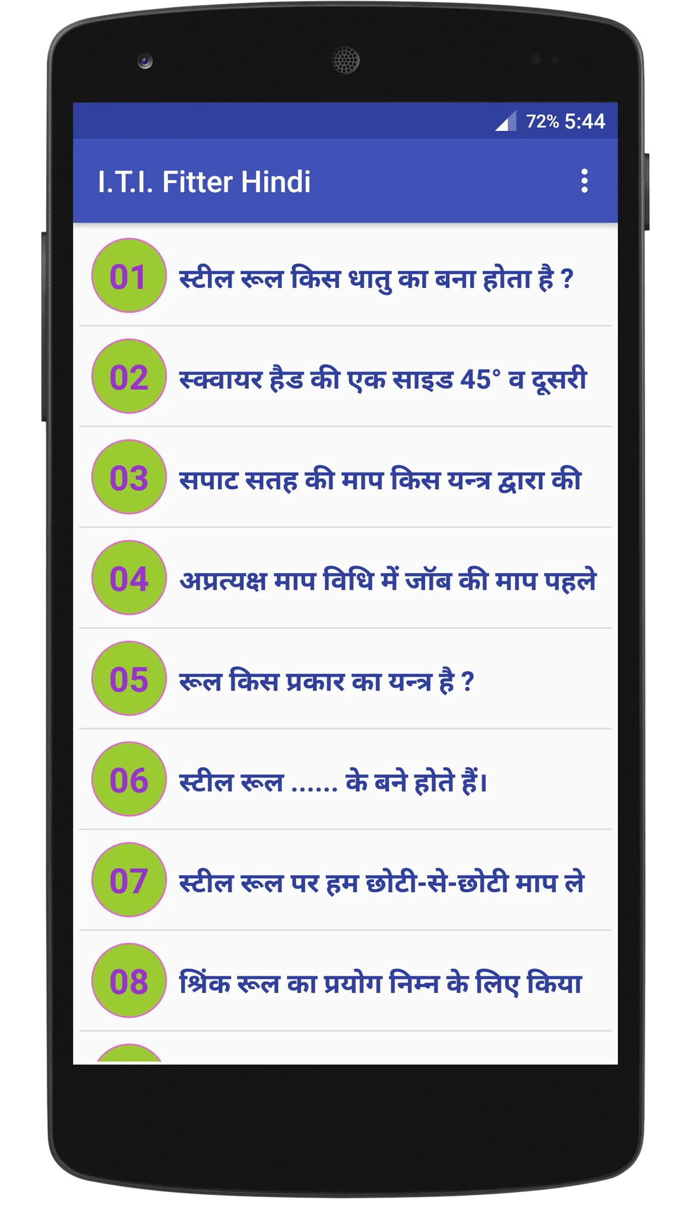 I.T.I. Fitter Hindi | Indus Appstore | Screenshot