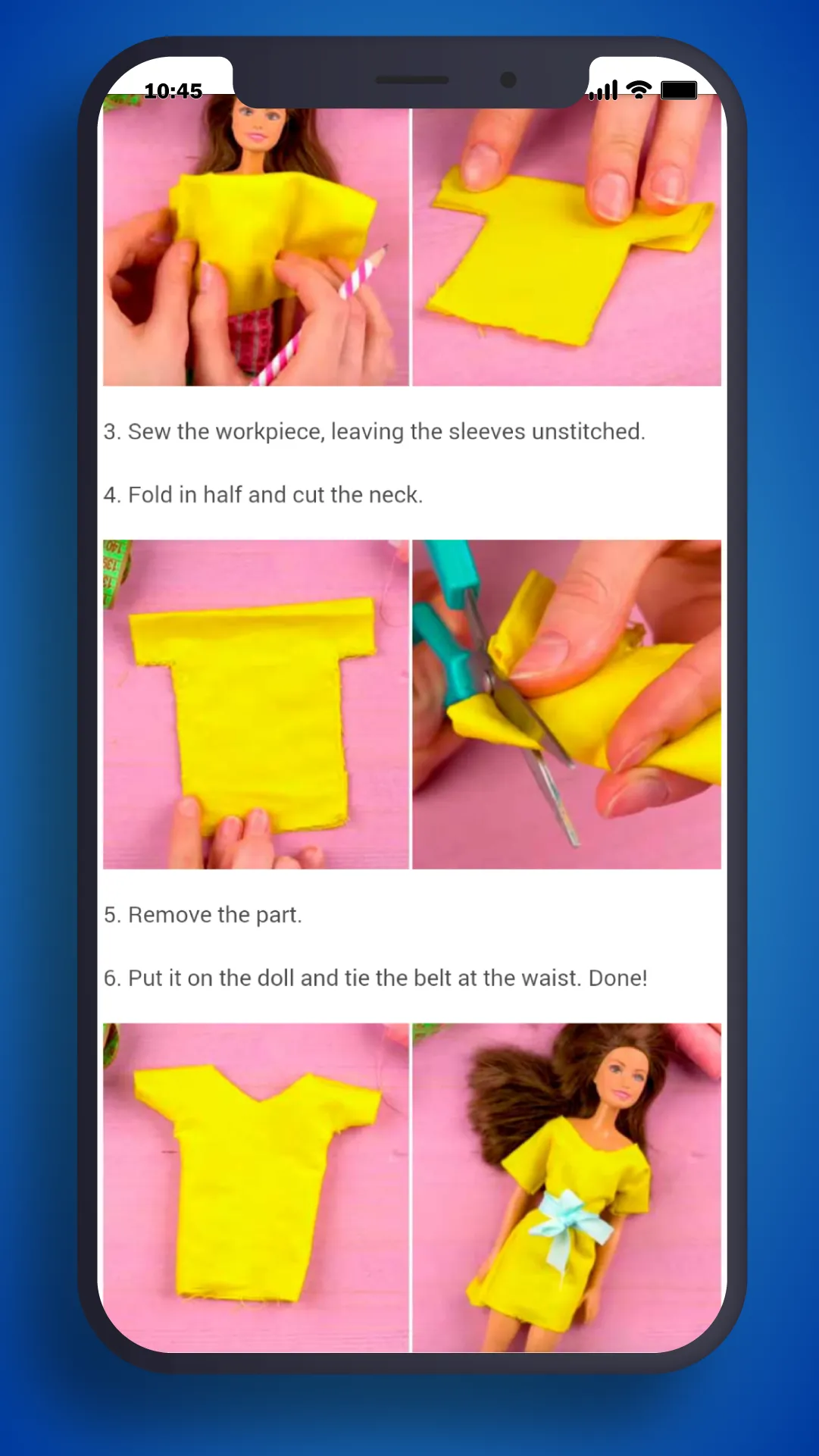 How to make dolls clothes . | Indus Appstore | Screenshot