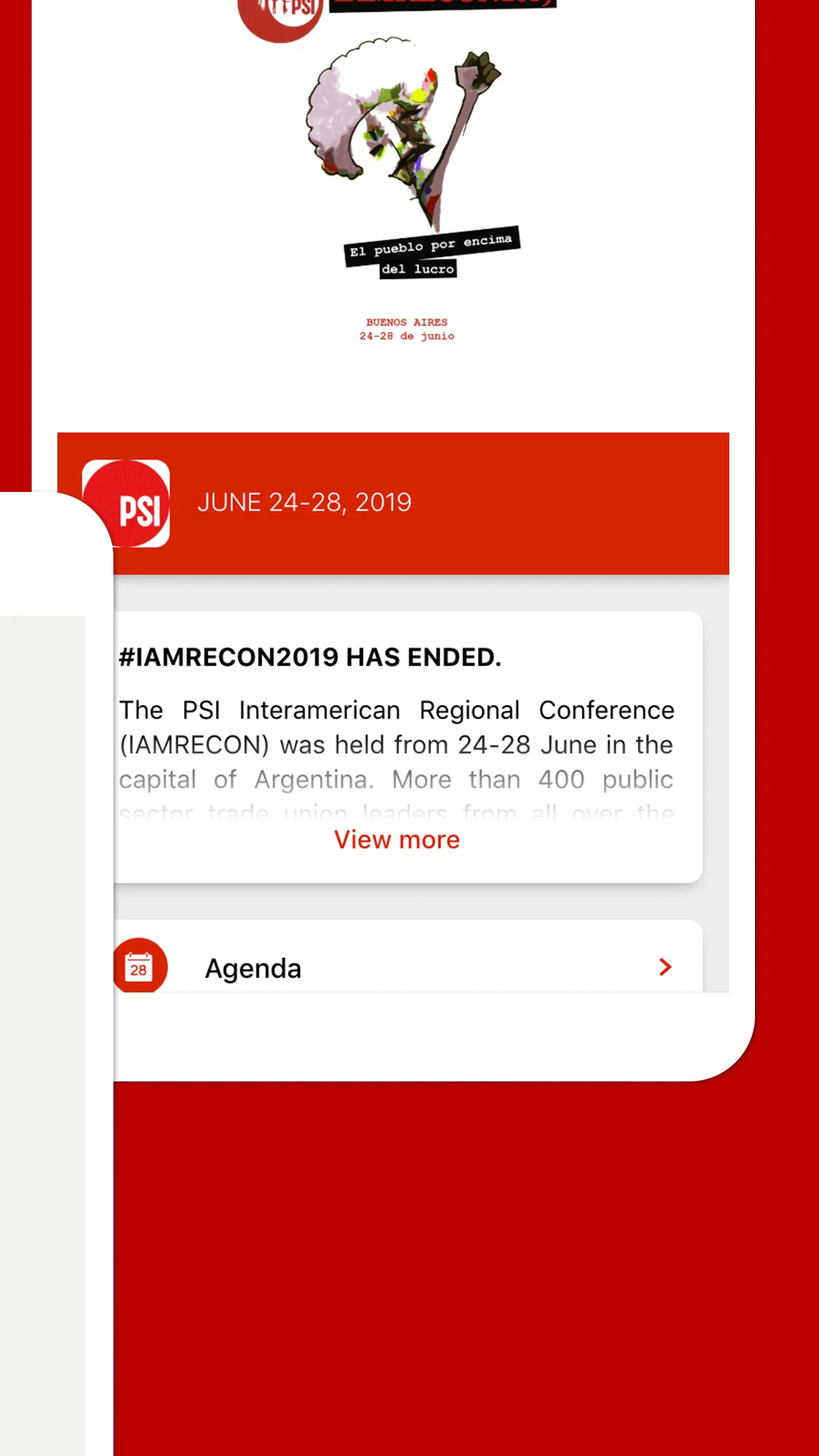 PSI Events App | Indus Appstore | Screenshot