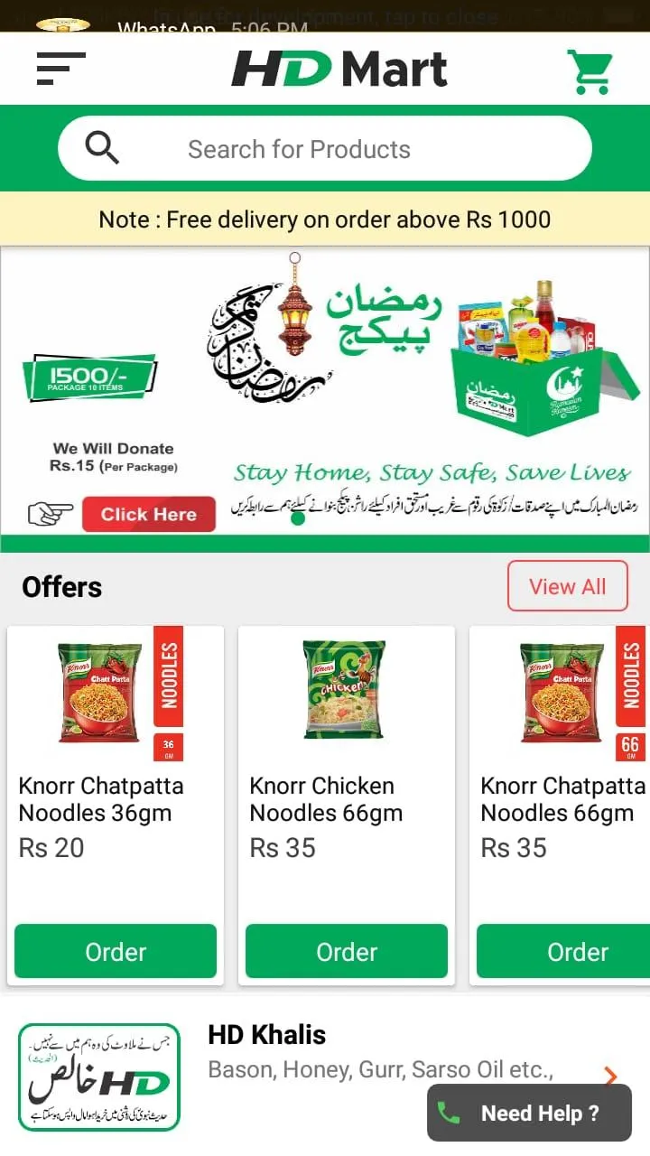 HD Mart - Online Grocery Store | Indus Appstore | Screenshot