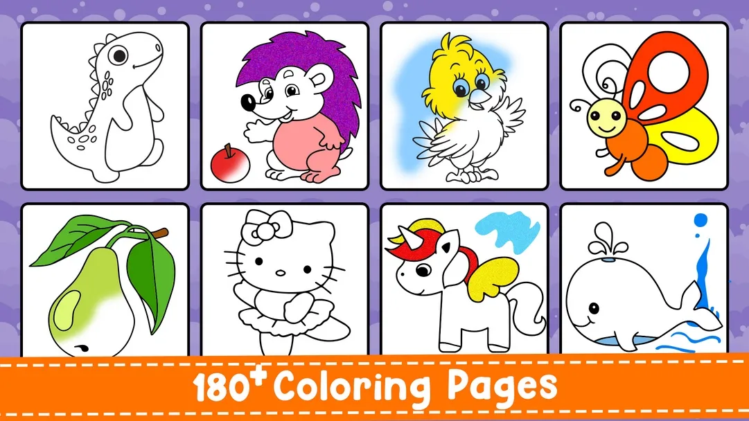 Toddler Coloring Book & Paint | Indus Appstore | Screenshot