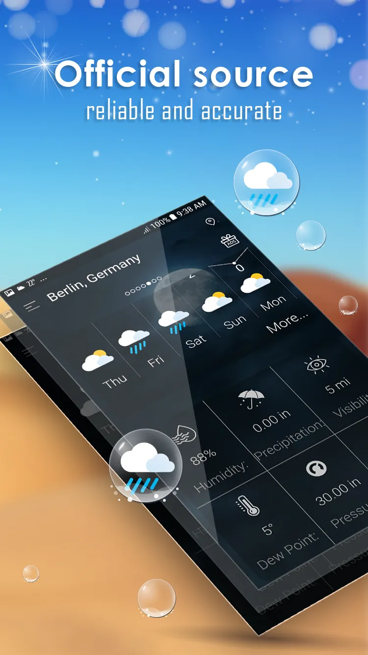 Daily weather forecast | Indus Appstore | Screenshot