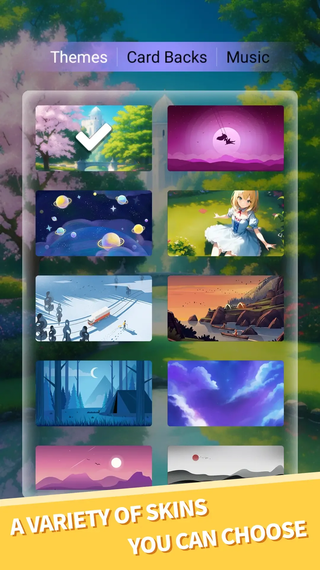 Anime Solitaire | Indus Appstore | Screenshot