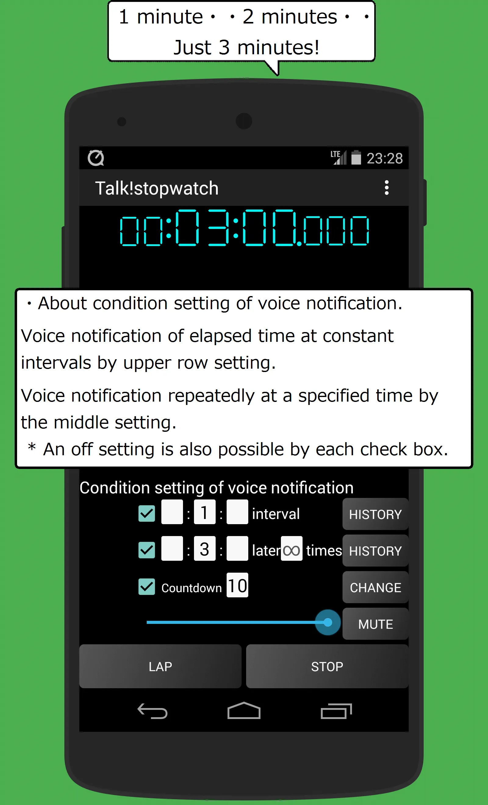 Talk! Stopwatch & Timer | Indus Appstore | Screenshot