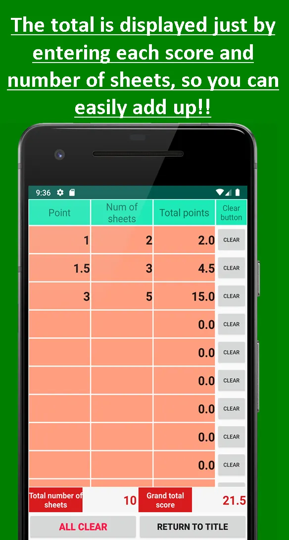 Bell mark tabulation tool | Indus Appstore | Screenshot