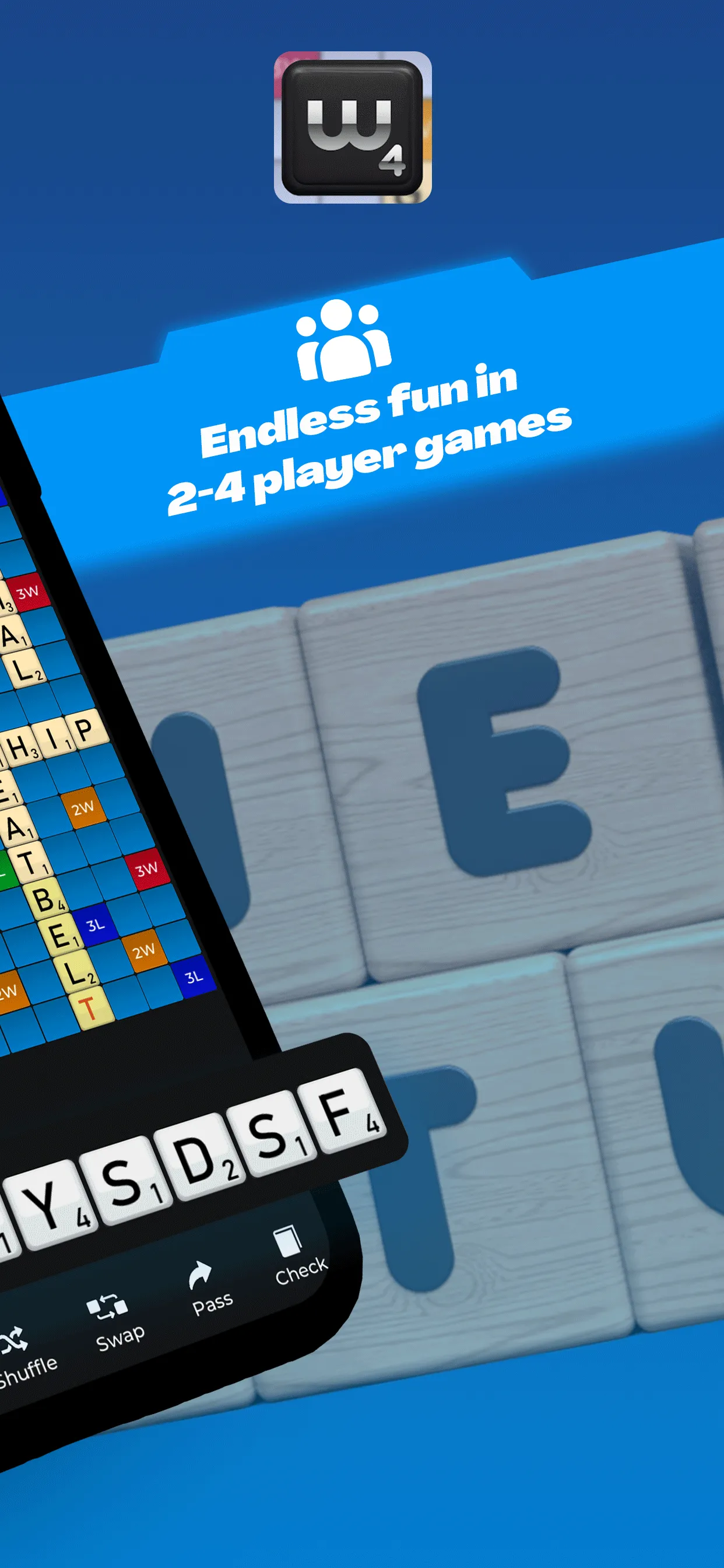 Wurdian: 2-4 player word game | Indus Appstore | Screenshot