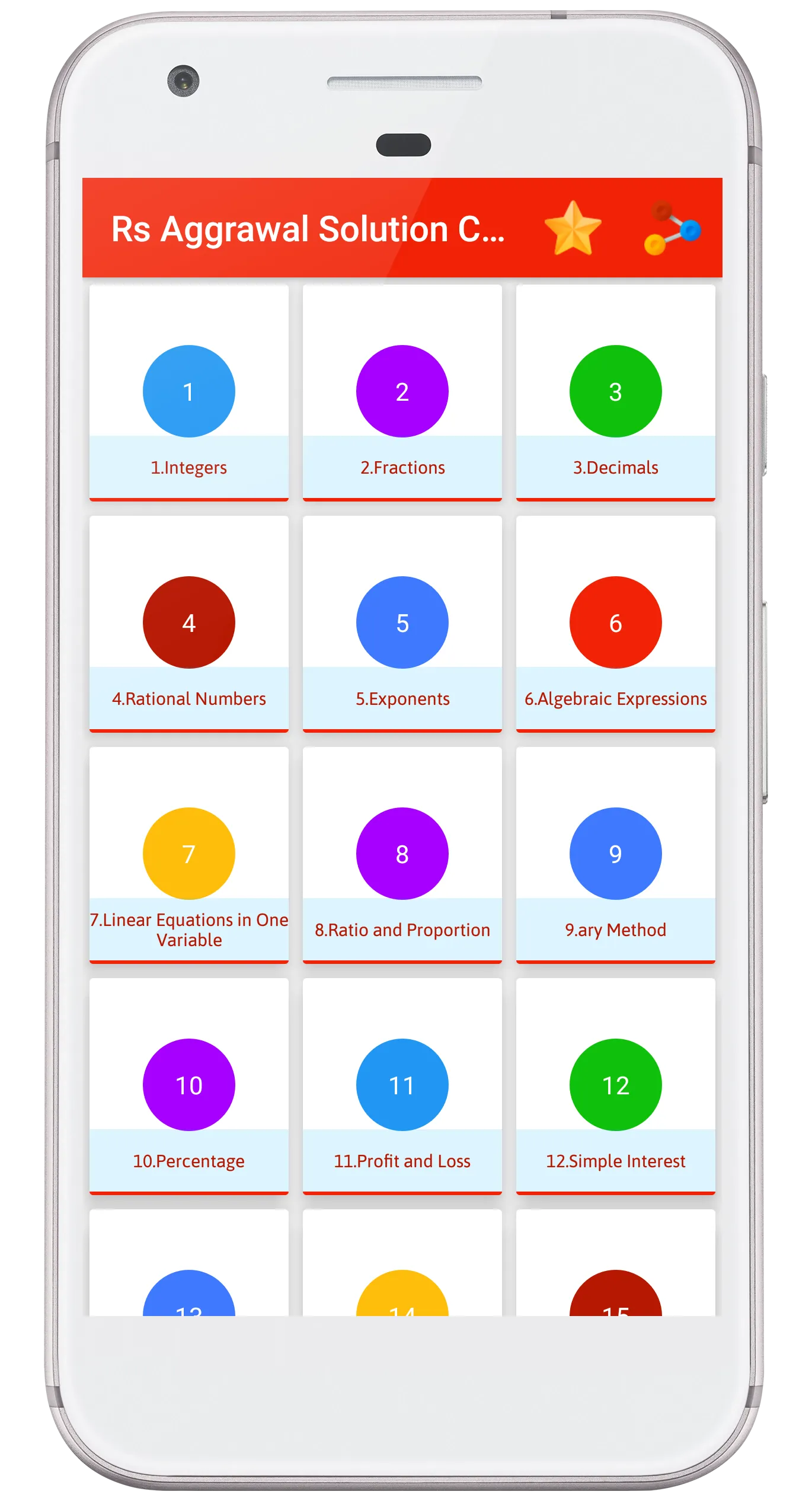 RS Aggarwal 7 Math Solution | Indus Appstore | Screenshot