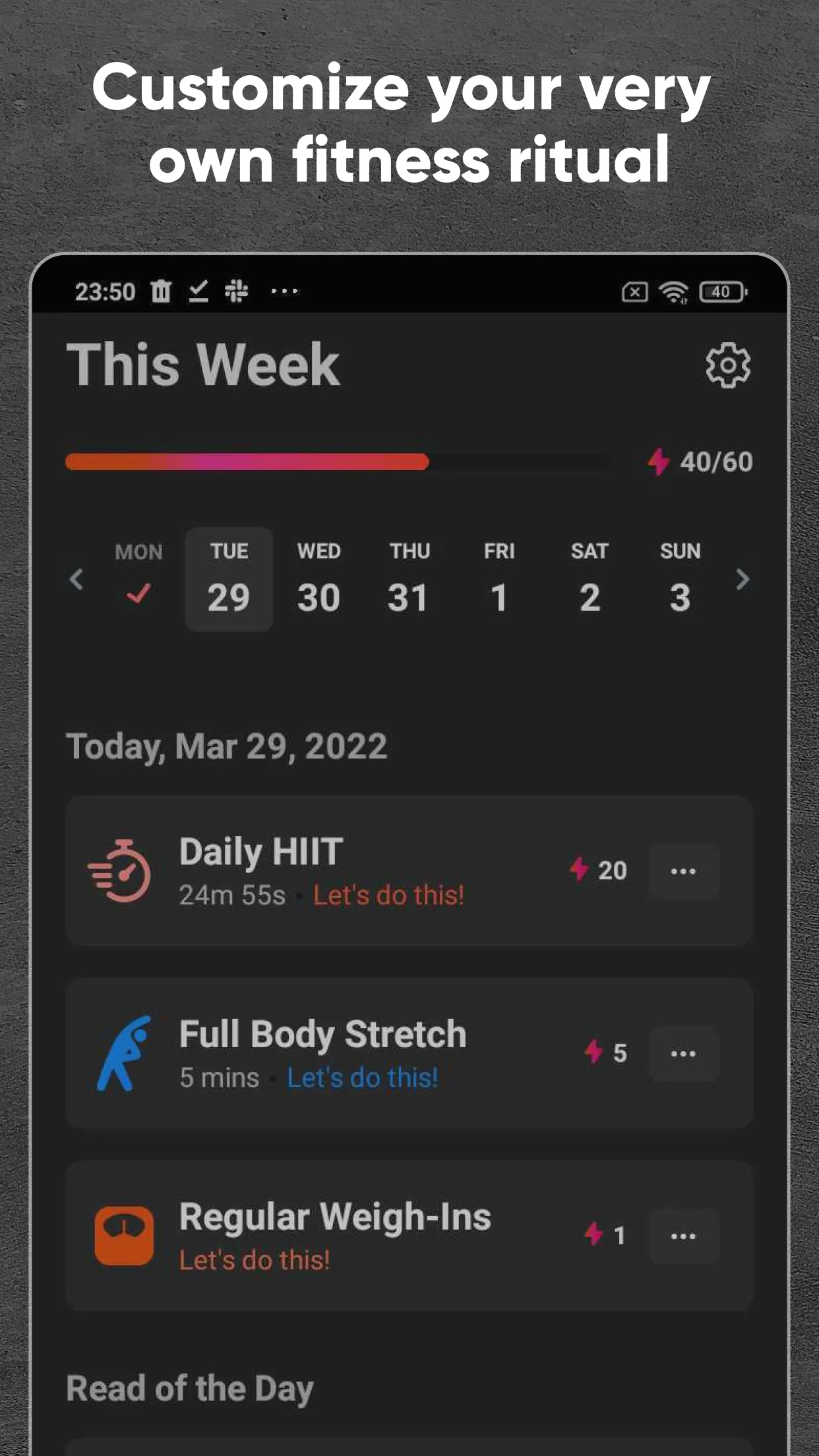 Ritual FIT: HIIT Workouts | Indus Appstore | Screenshot