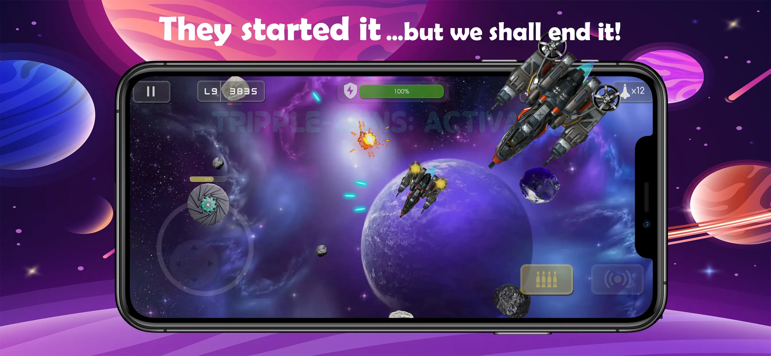 Alien Hunter: Galactic War | Indus Appstore | Screenshot