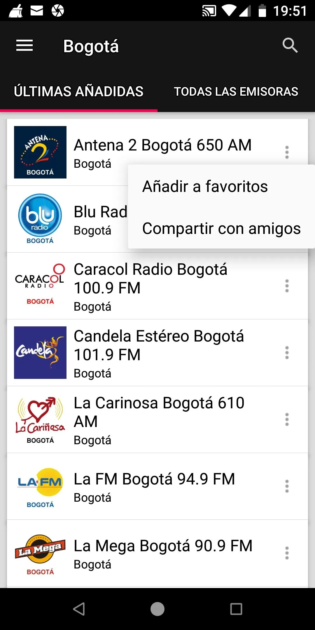 Bogota Radio Stations | Indus Appstore | Screenshot