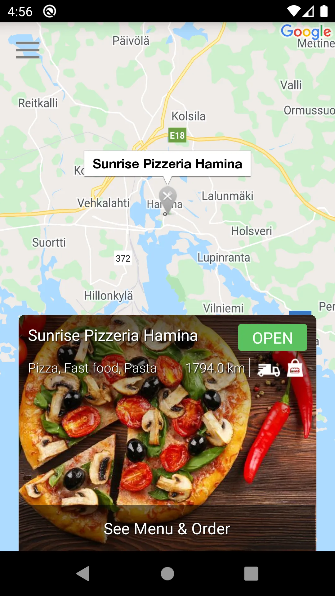 Sunrise Hamina | Indus Appstore | Screenshot