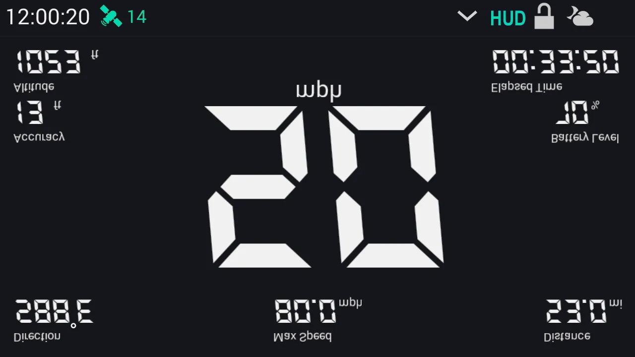 GPS HUD Speedometer | Indus Appstore | Screenshot