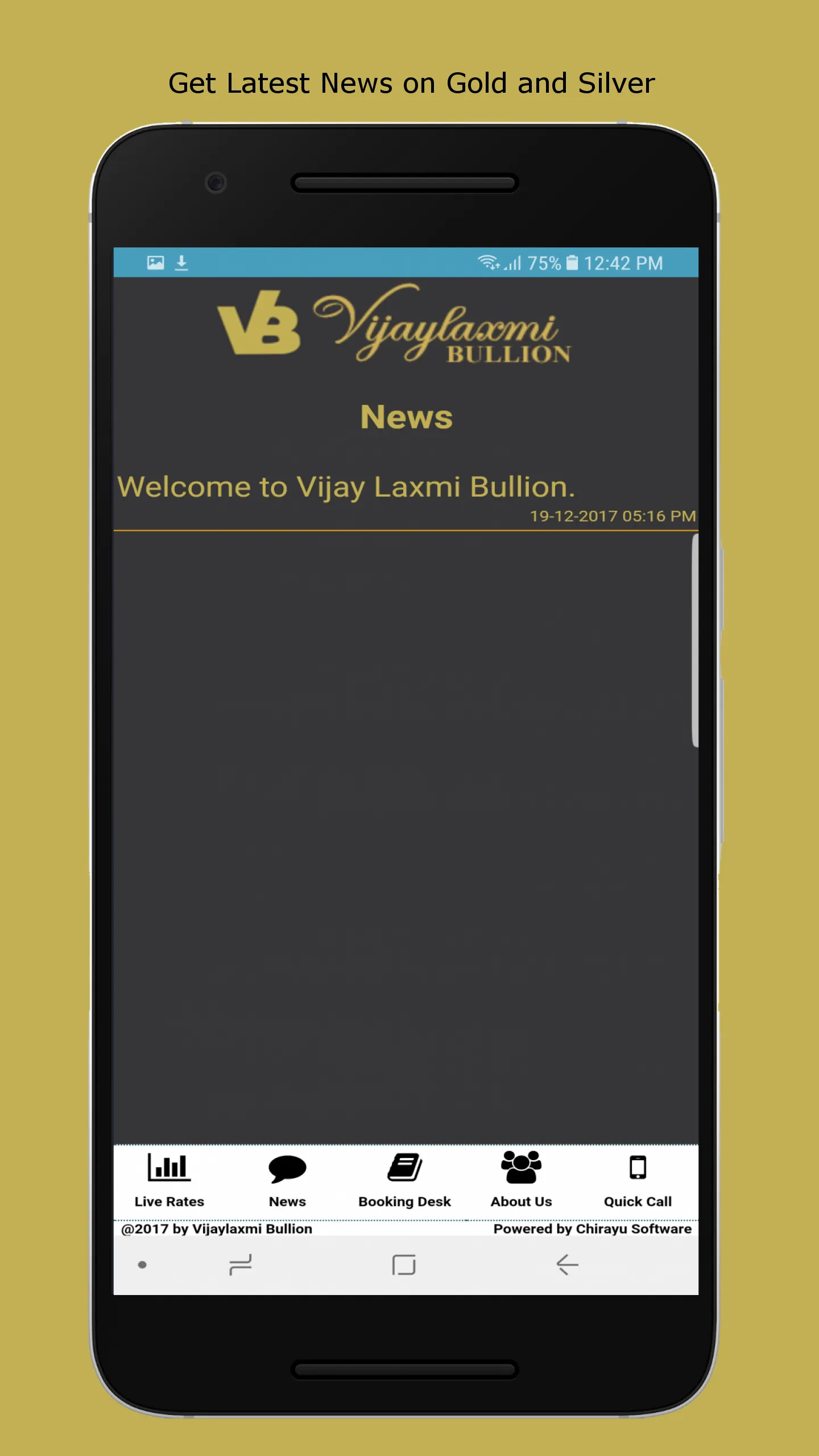 Vijaylaxmi Bullion | Indus Appstore | Screenshot