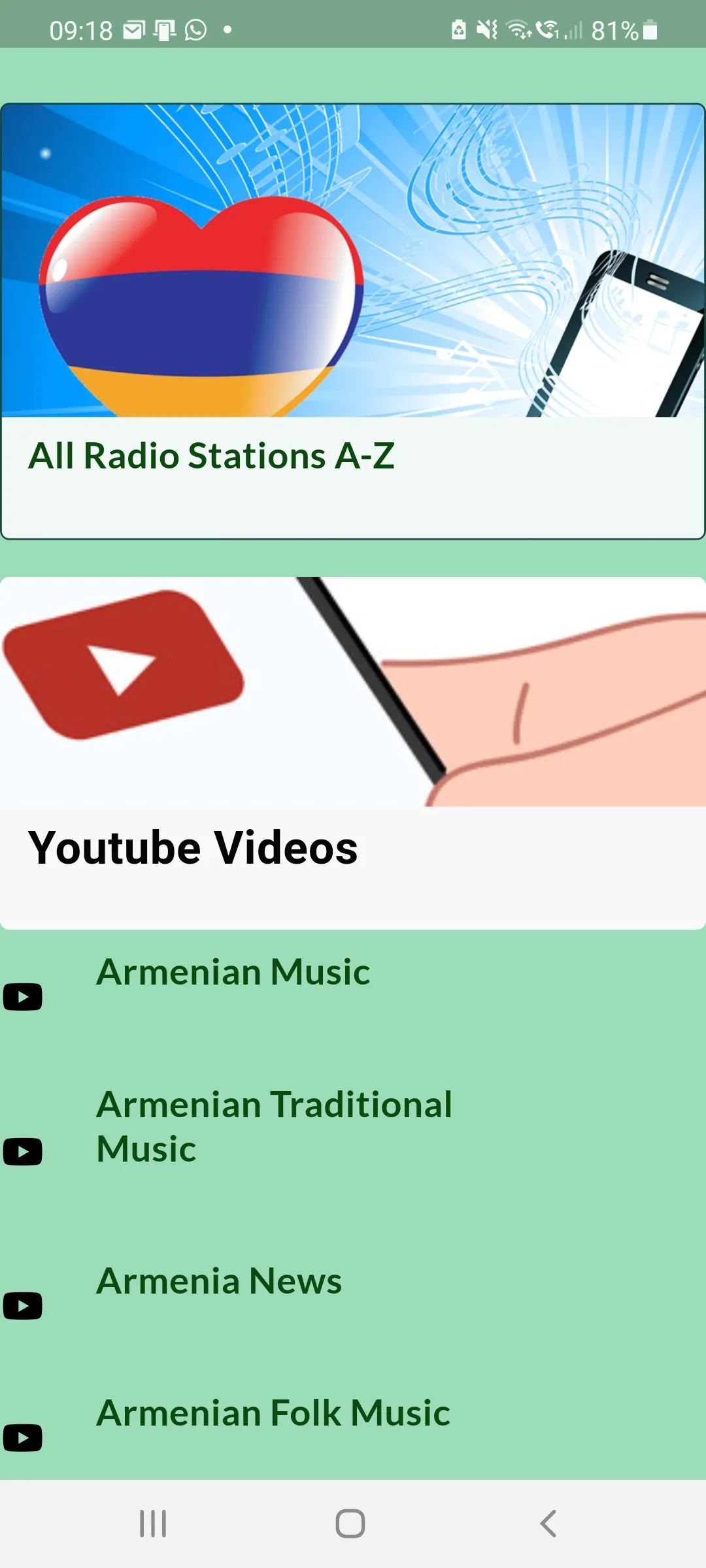 Armenian Radio Music & News | Indus Appstore | Screenshot