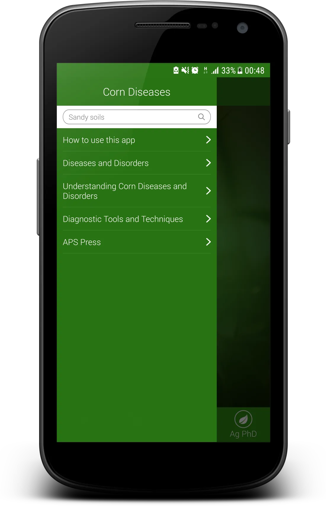 Ag PhD Corn Diseases | Indus Appstore | Screenshot