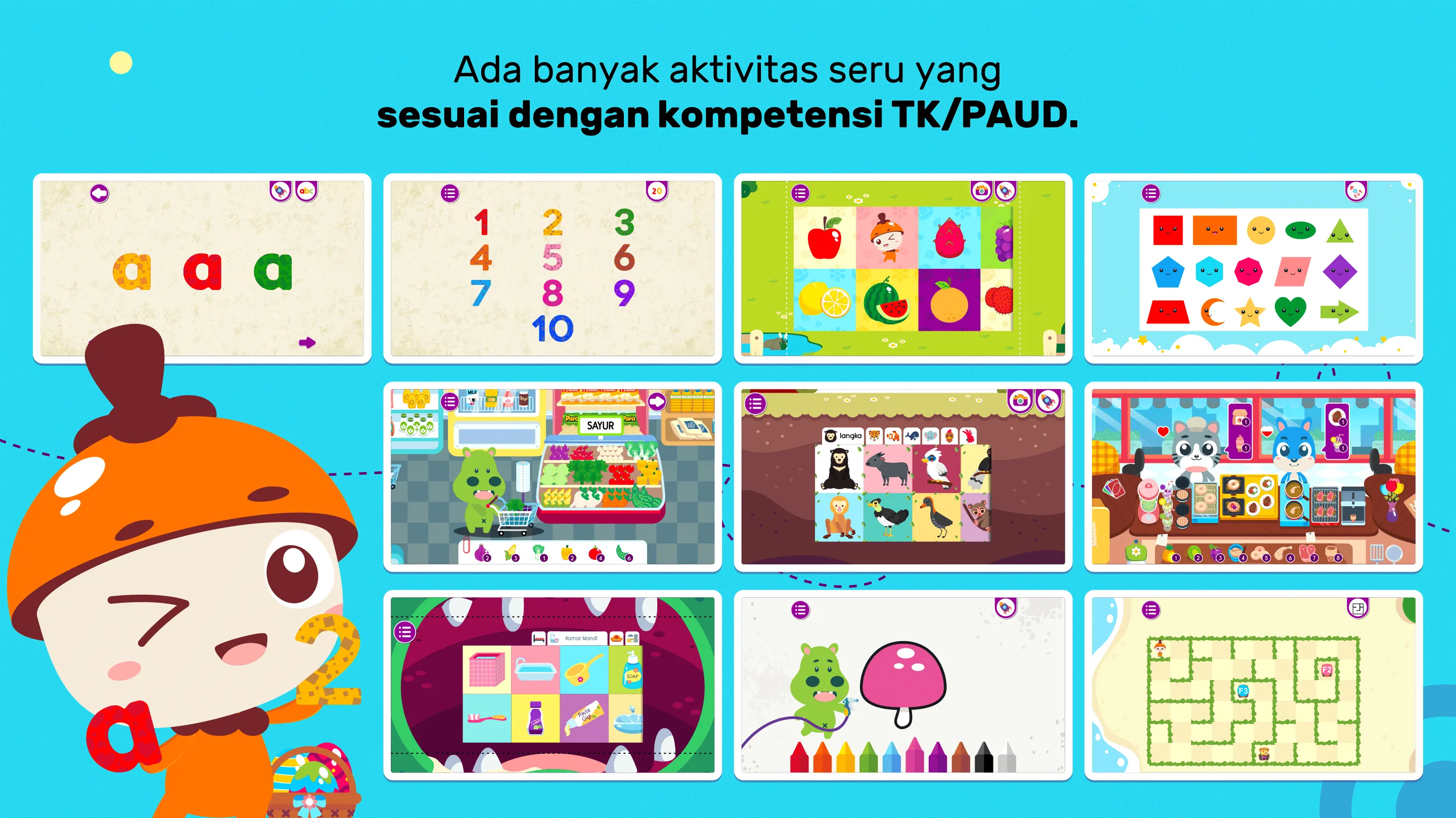 Belajar TK PAUD Bersama Marbel | Indus Appstore | Screenshot