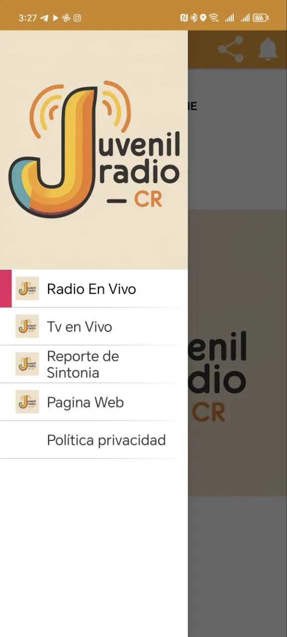 Juvenil Radio CR | Indus Appstore | Screenshot