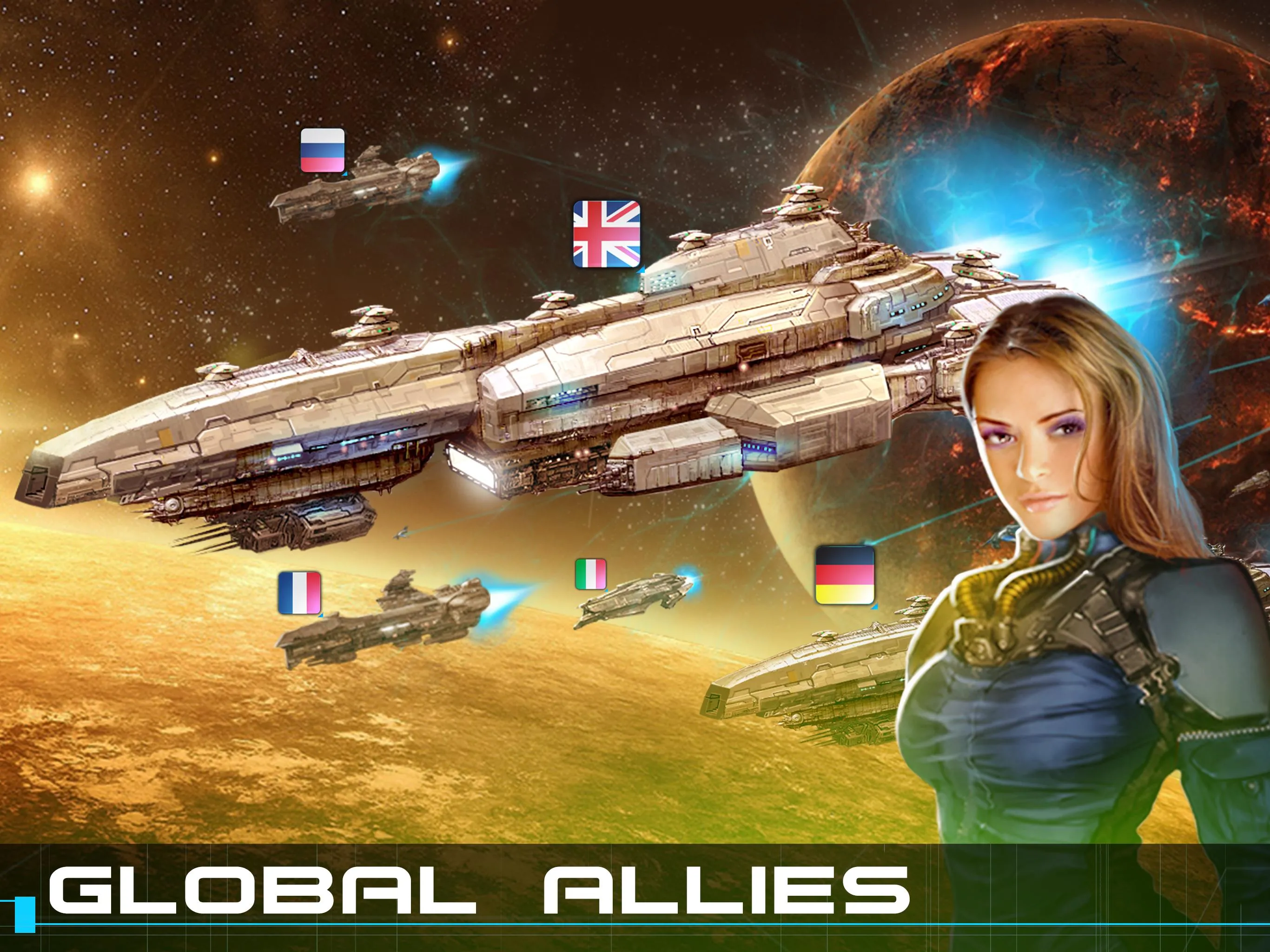 Galaxy at War Online | Indus Appstore | Screenshot