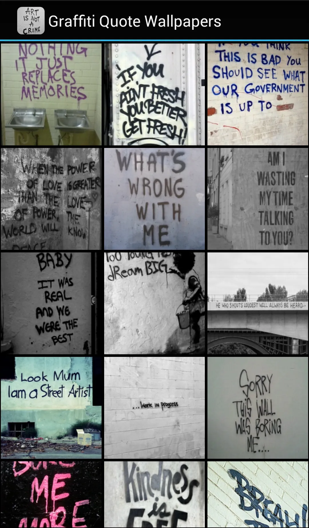 Graffiti Quote Wallpapers | Indus Appstore | Screenshot