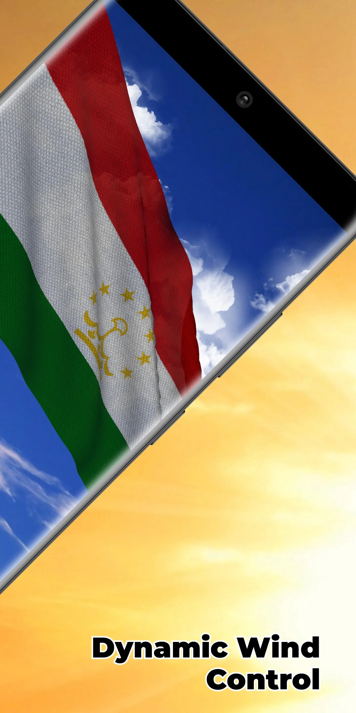 Tajikistan Flag Live Wallpaper | Indus Appstore | Screenshot