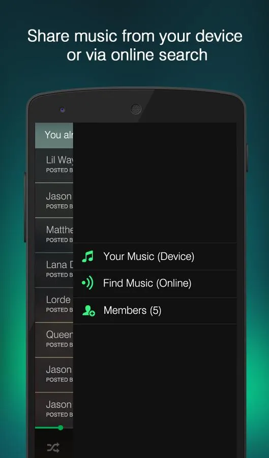 Hitlist - Share Music Player | Indus Appstore | Screenshot