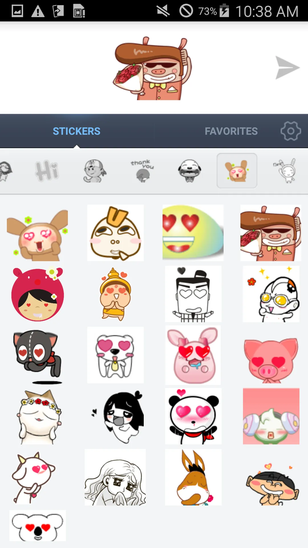 Love Stickers for messenger | Indus Appstore | Screenshot