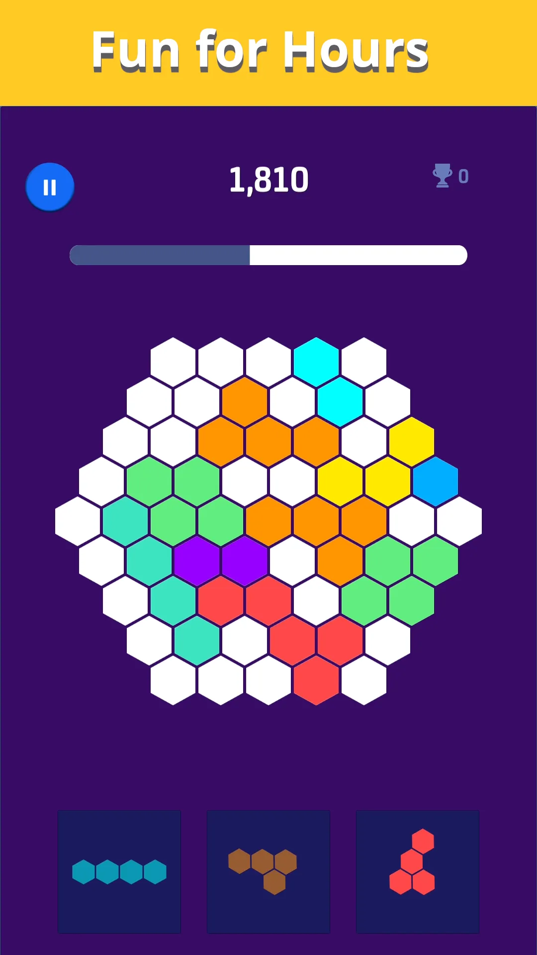 Merge Hexa World: Block Puzzle | Indus Appstore | Screenshot