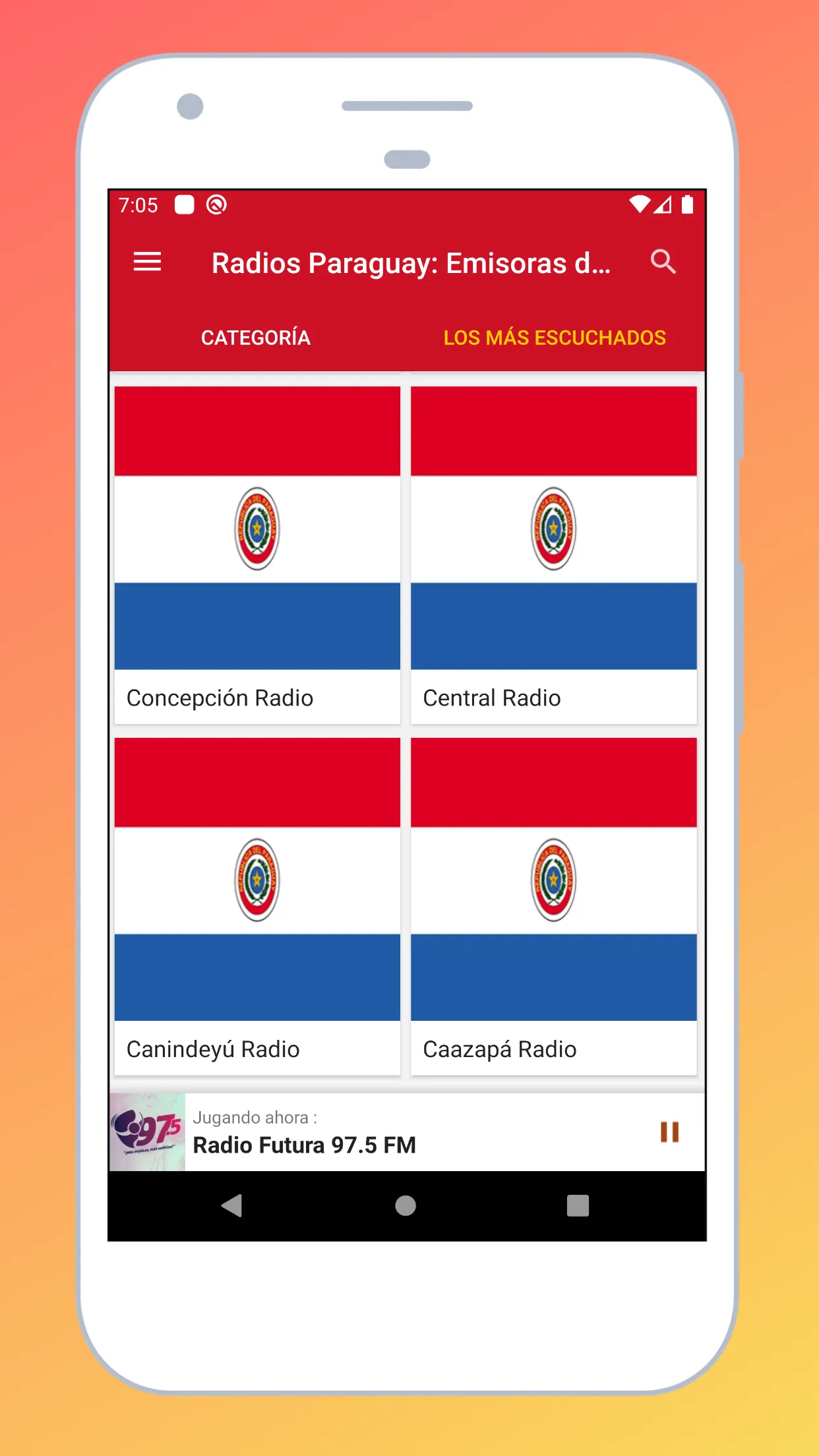 Radio Paraguay + Radio Online | Indus Appstore | Screenshot