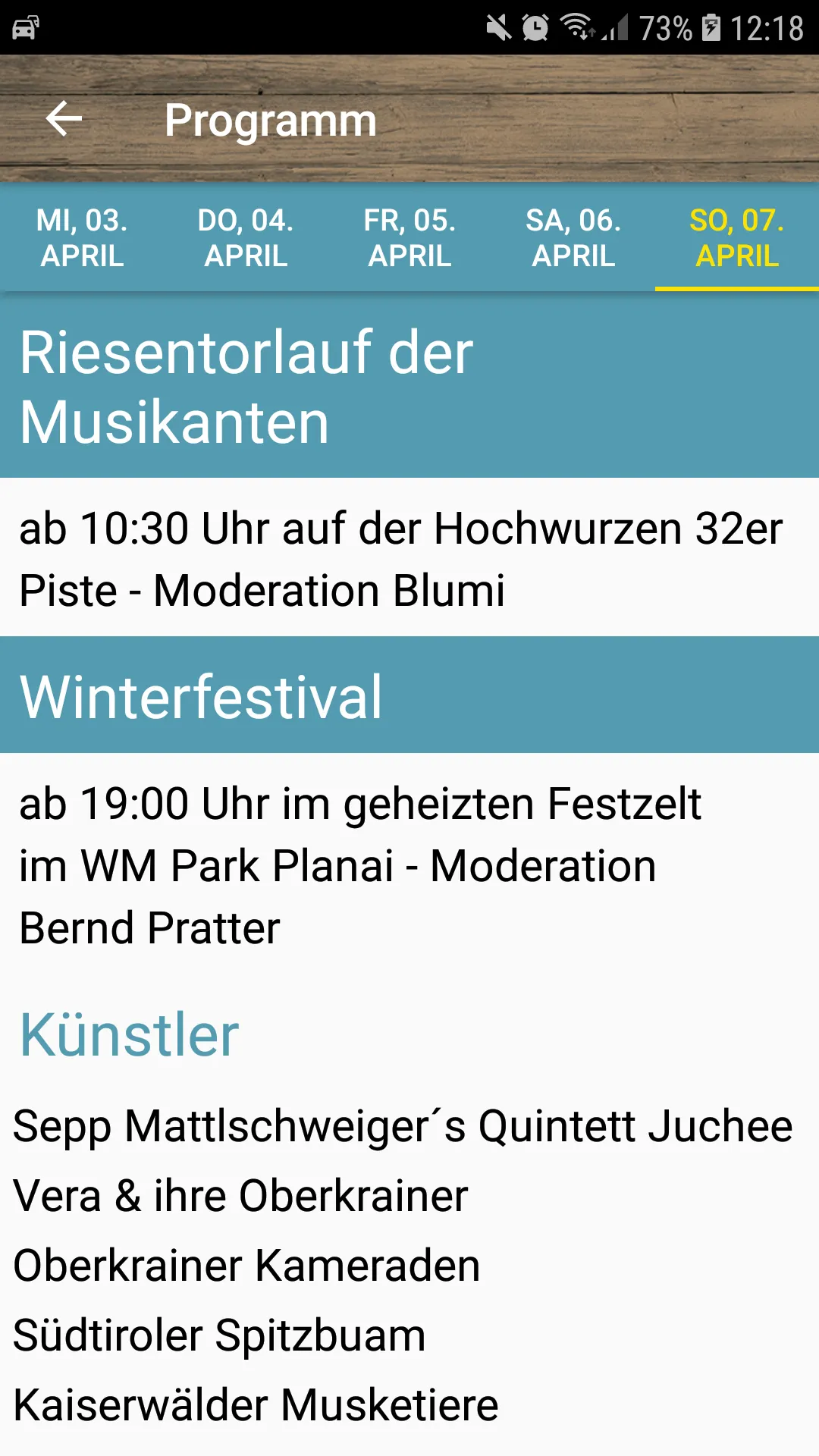 Musikanten Ski-WM | Indus Appstore | Screenshot