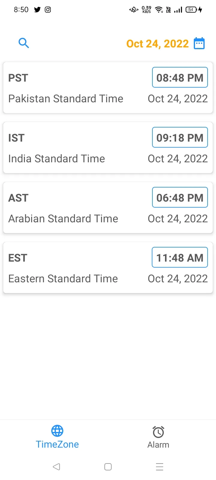 Time Zone Converter | Indus Appstore | Screenshot