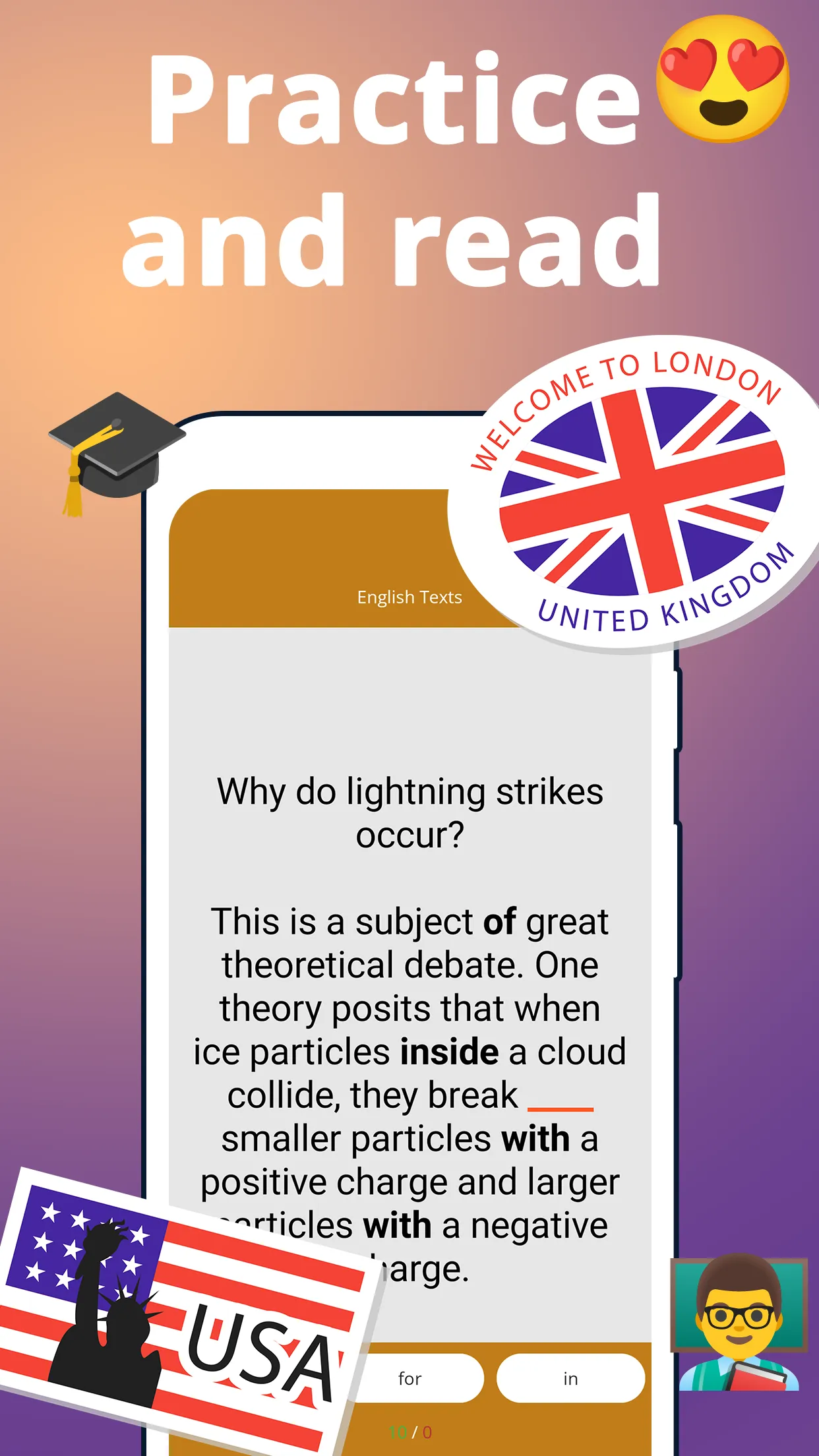 English Grammar: Prepositions | Indus Appstore | Screenshot