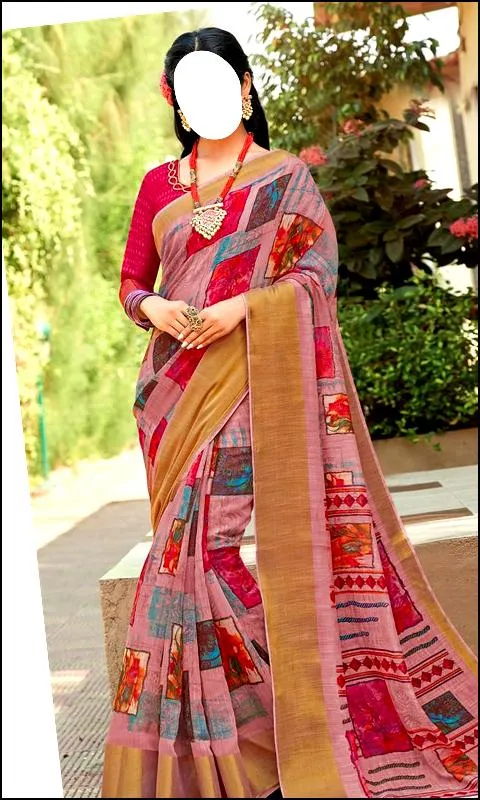 Women Fashion Saree Photo Suit | Indus Appstore | Screenshot