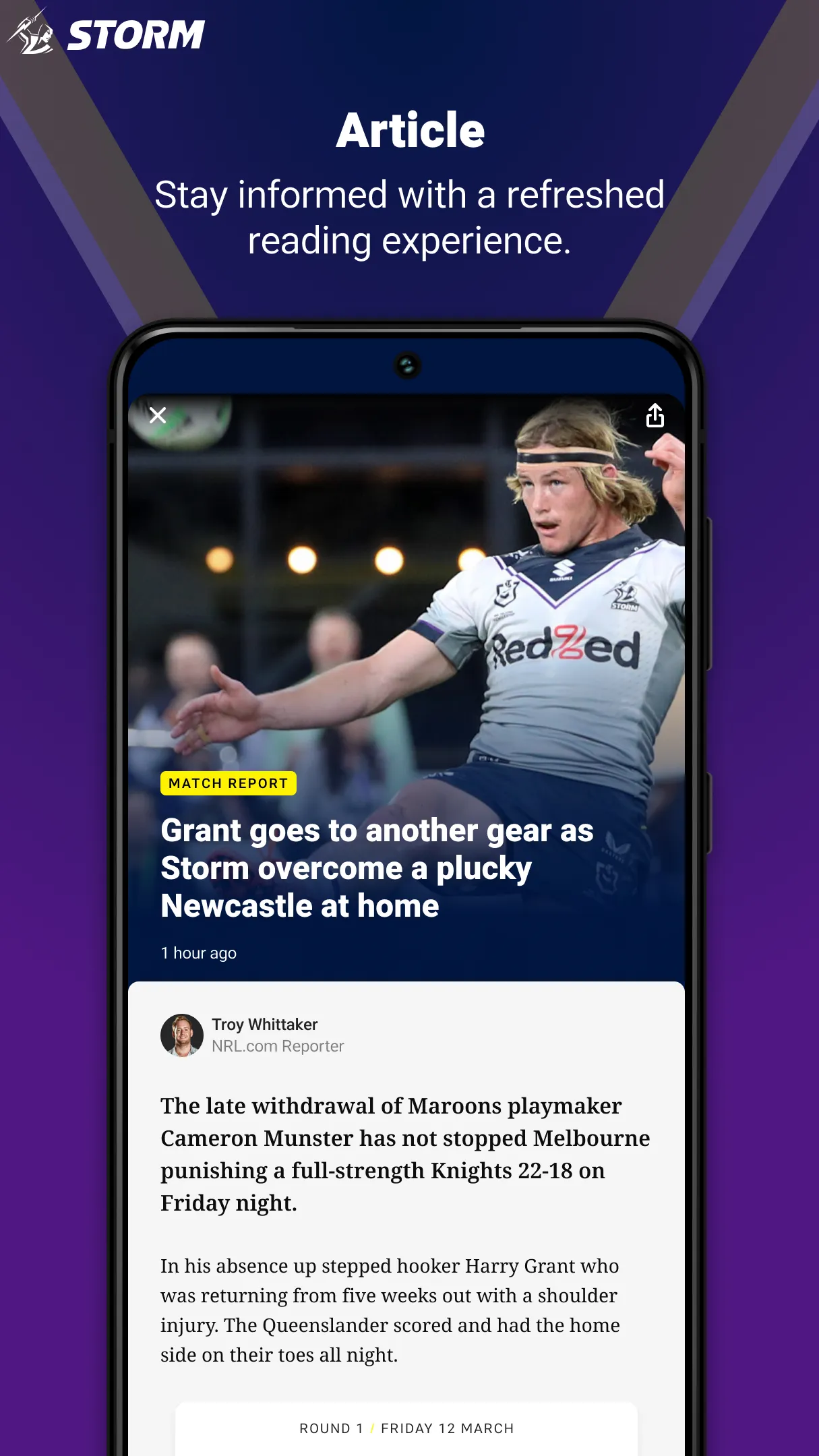 Melbourne Storm | Indus Appstore | Screenshot