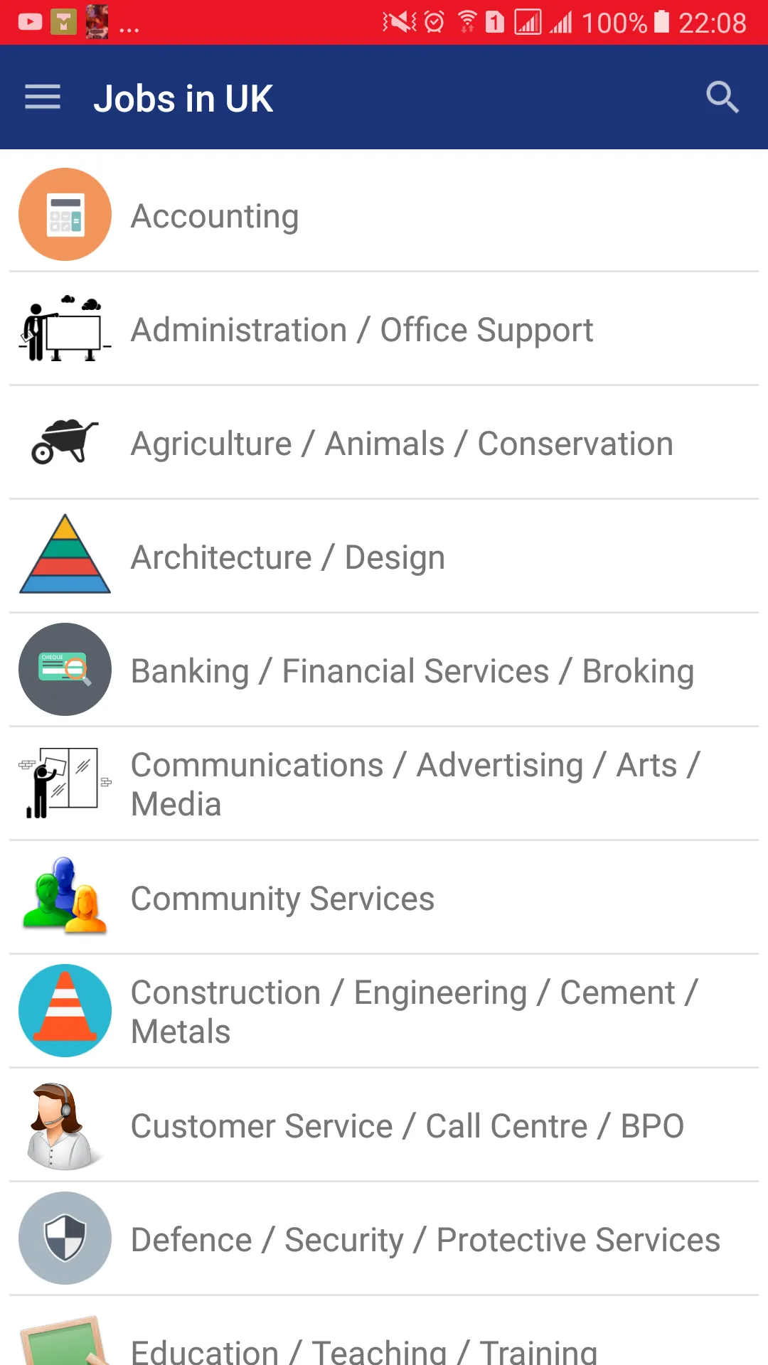 Jobs in London - UK | Indus Appstore | Screenshot