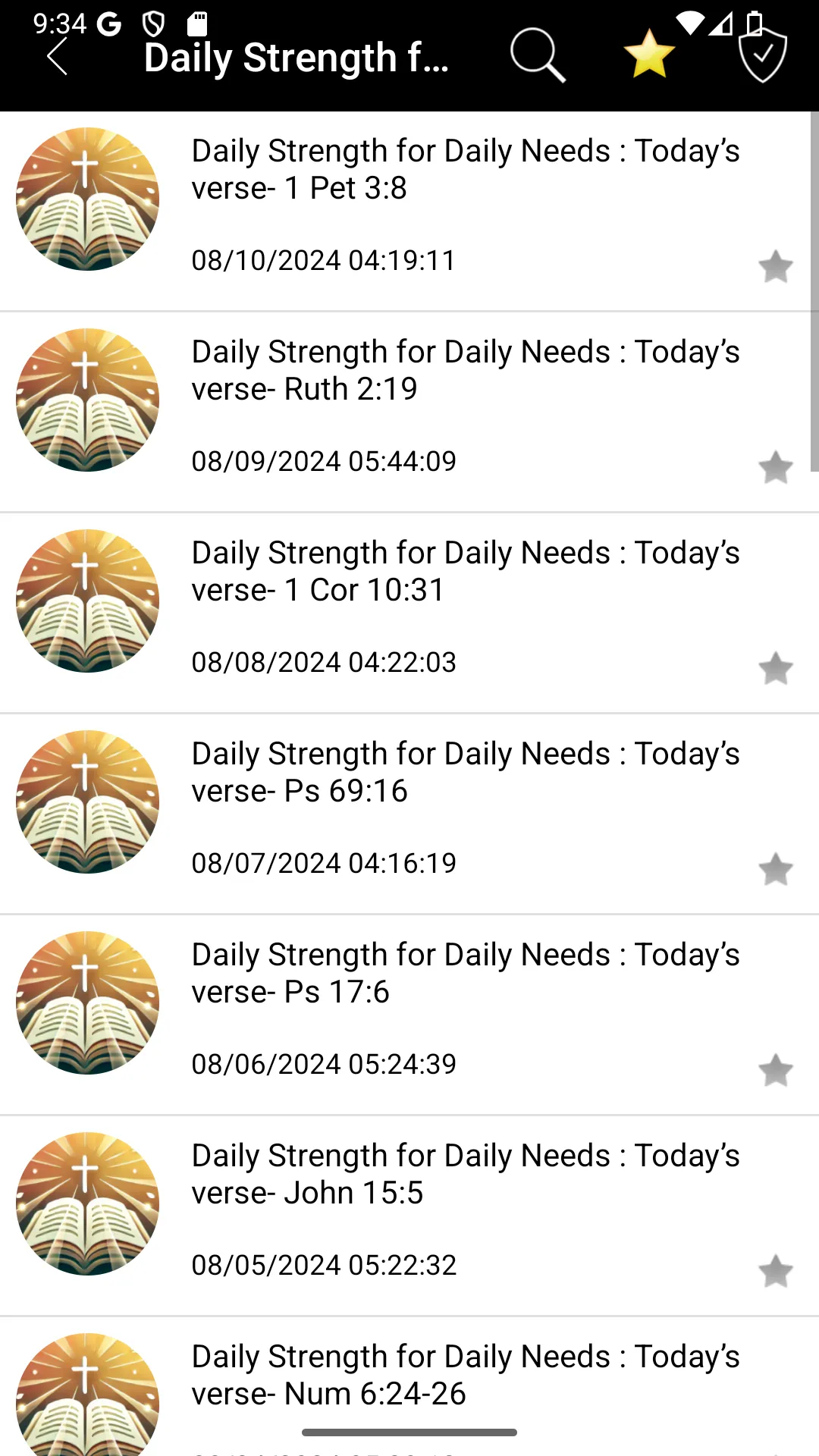 Daily Strength for Daily Needs | Indus Appstore | Screenshot