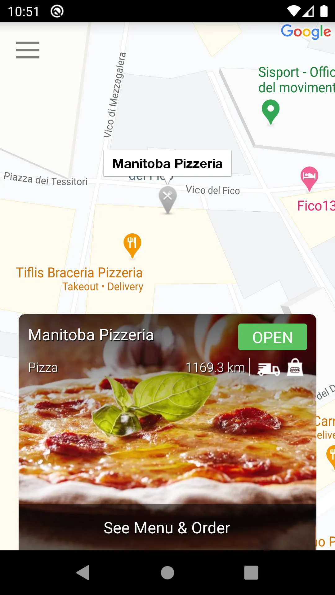 Manitoba Pizzeria | Indus Appstore | Screenshot