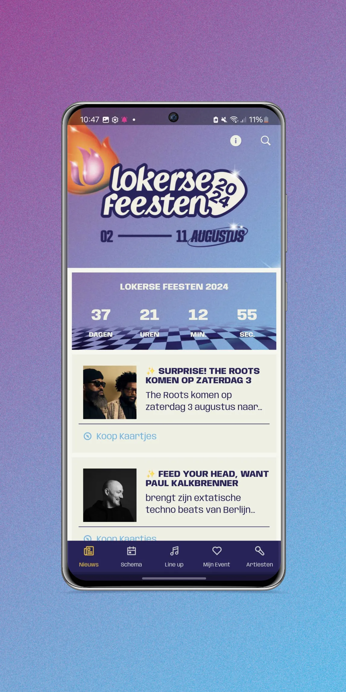 Lokerse Feesten | Indus Appstore | Screenshot