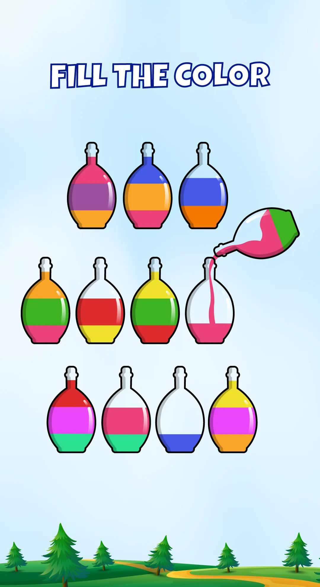 Water Color Sort Puzzle Game | Indus Appstore | Screenshot