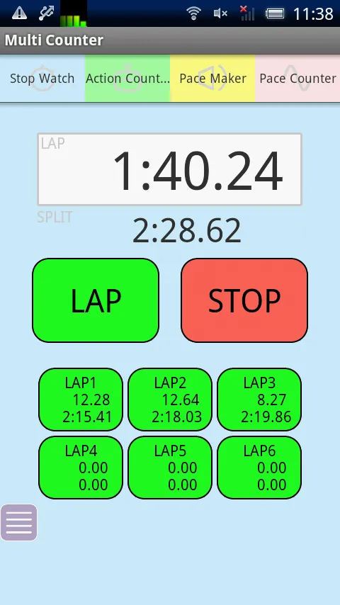 Multi Counter 　（ストップウオッチ） | Indus Appstore | Screenshot