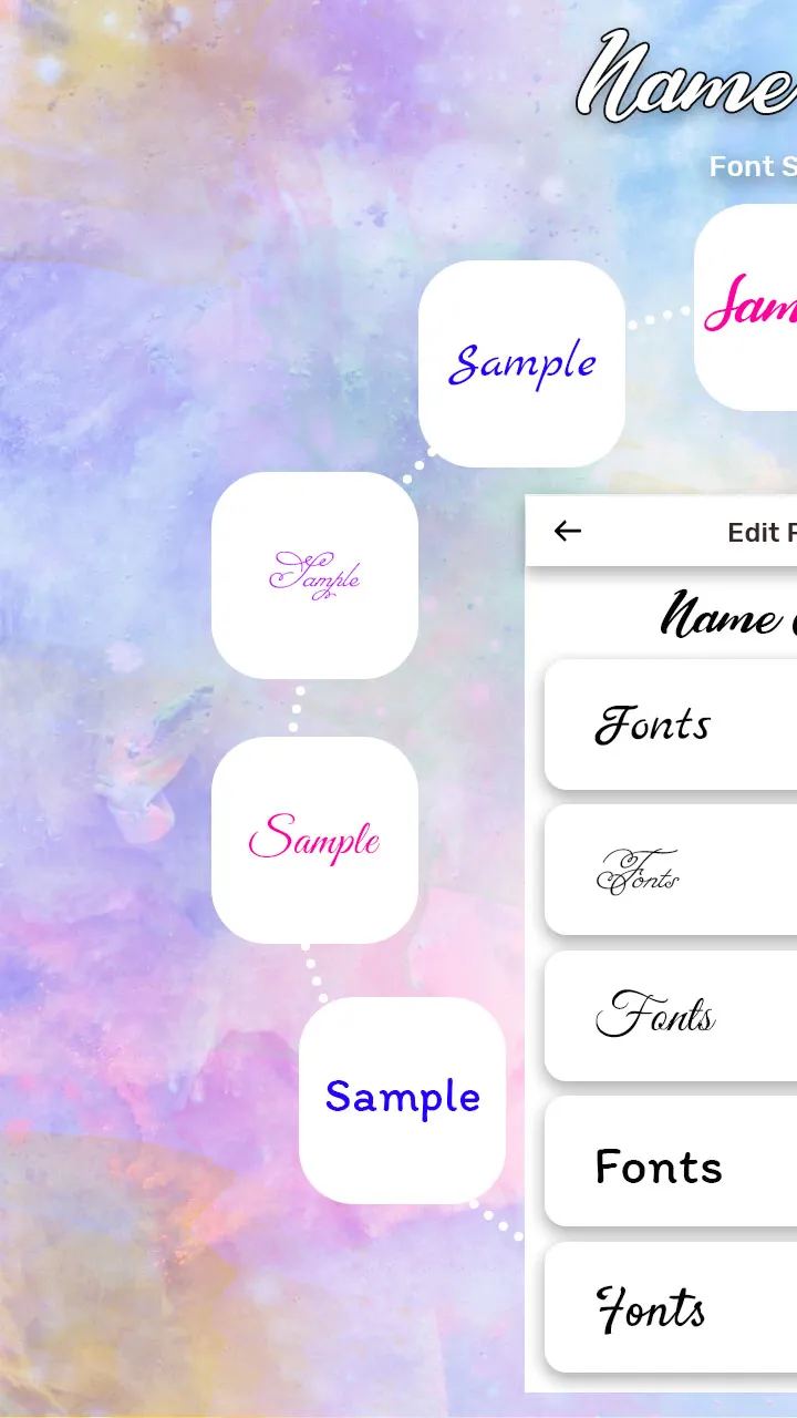 My NameArt - Make Stylish Name | Indus Appstore | Screenshot