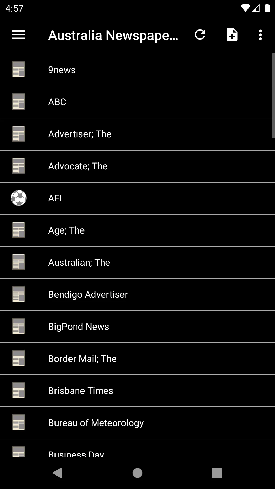 Australia Newspapers | Indus Appstore | Screenshot